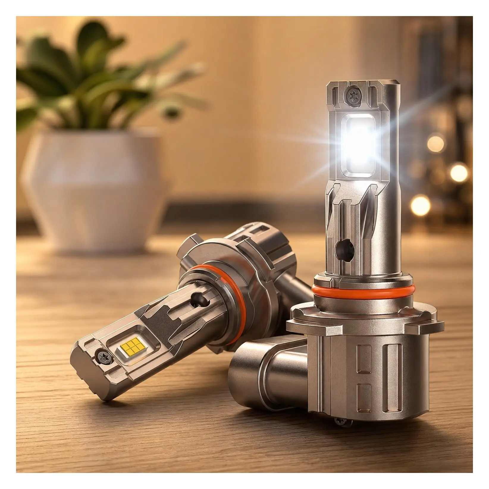 H10/9140/9145 LED Fog Light Bulbs, 18000LM Ultra Bright, IP68 Waterproof Injection Sealed, 80000 Hours Long Lifespan, 1:1 Mini Size Easy Install, Pack of 2Gift
