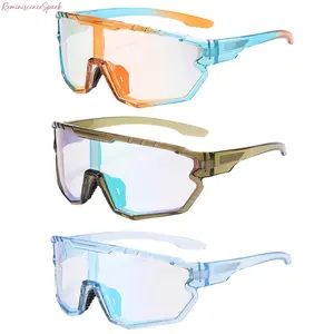 3 Pack Unisex Photochromic Sports Goggles, UV400 auto color changing lenses with anti-glare & windproof design. Multi-scene outdoor eyewear for cycling, baseball, golf training and back-to-school campus daily wear