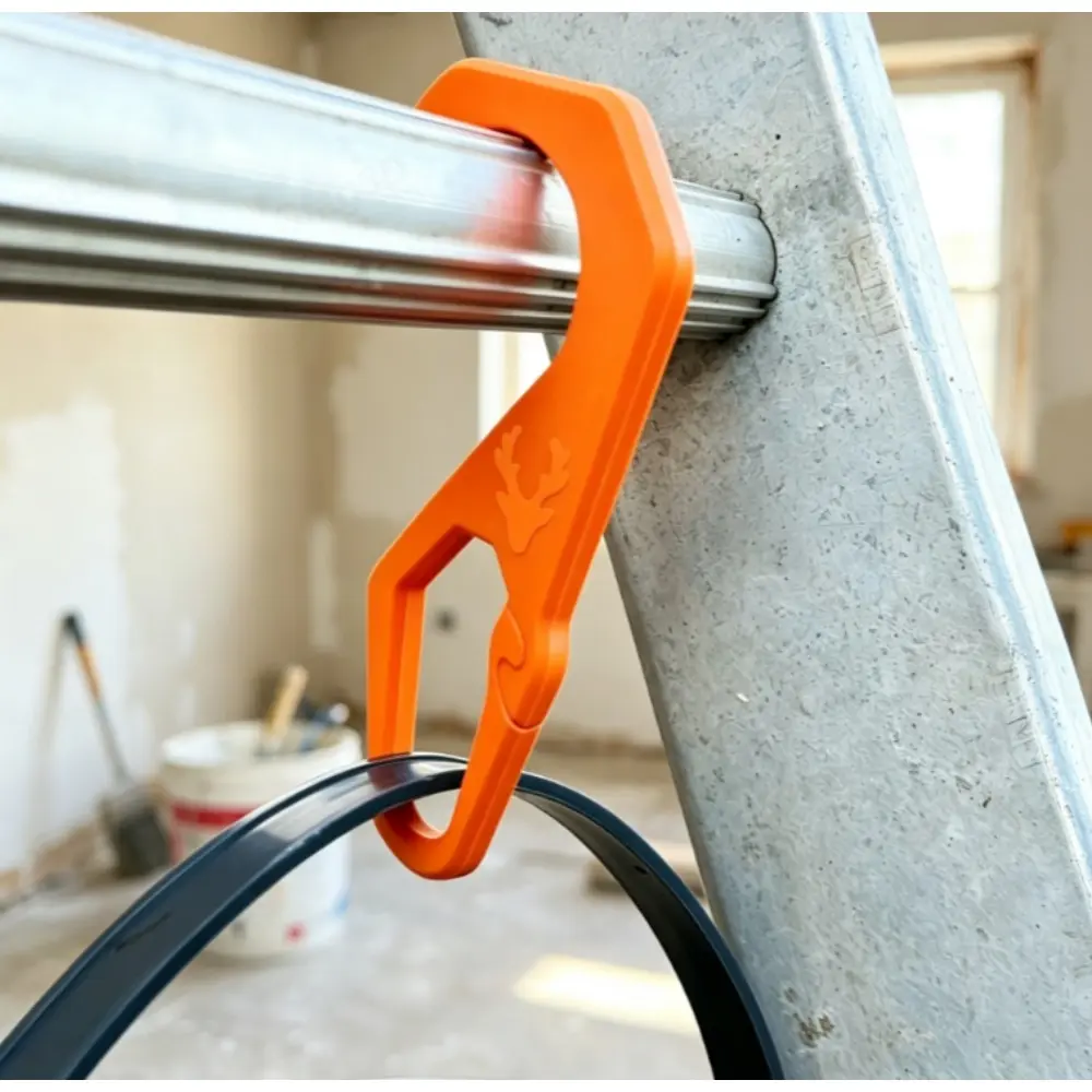 Paint ladder hook, wall and roof maintenance tool storage rack, no need to repeatedly go up and down ladder construction hook