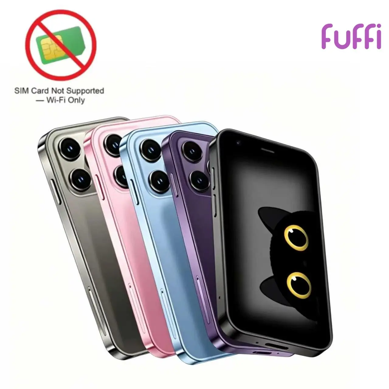 Fuffi Mini Mp4 Kids Learning Device, 3.0 Inch Screen, 2mp Camera, Android Os, Quad Core Processor, 2+16GB Memory, 900mah Battery
