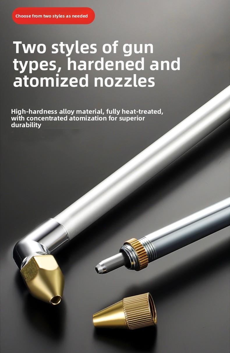 Flush Warrior Pneumatic Cleaning Gun High Pressure Water & Air Dual-use with Hose for Industrial Dust Blowing Applications