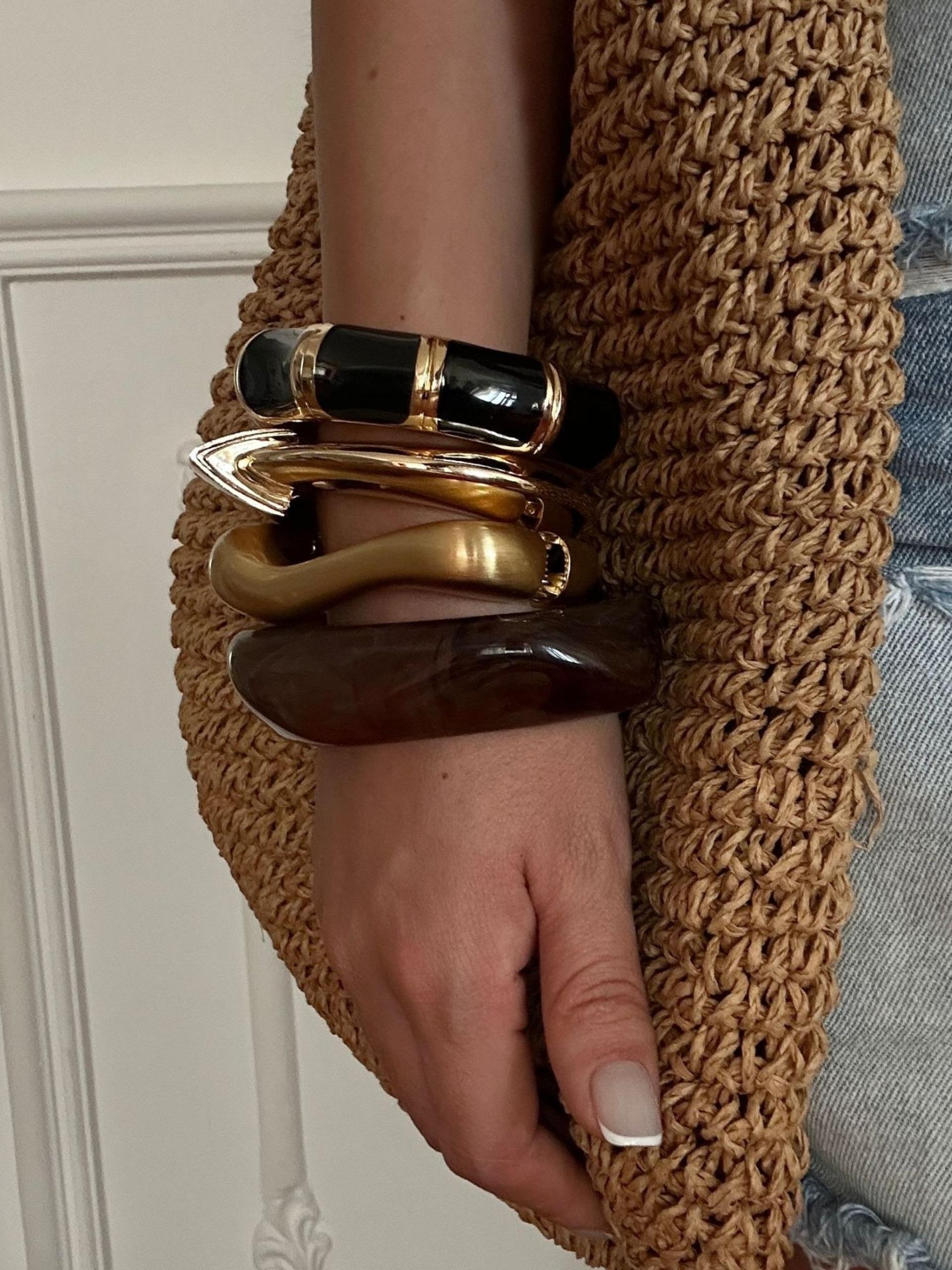 Irregular Design Cuff Bangle Fashionable Jewelry for Women & Girls, Casual All-match Accessories for Party, Daily Clothing Decor, Exquisite Jewelry for Birthday Gift, Jewellery