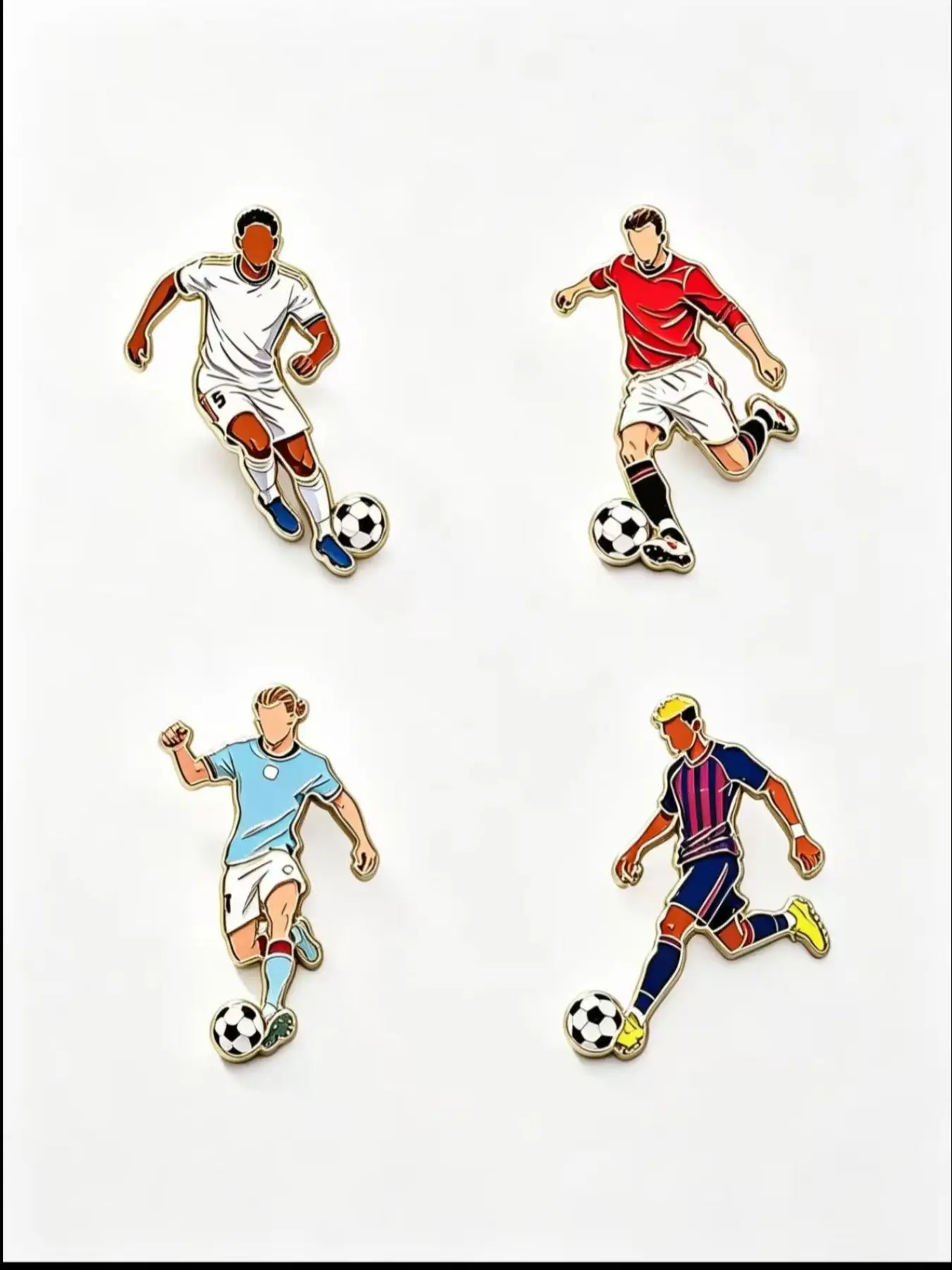 Football Star Enamel Pin, Player No. 7 Football Sports Metal Badge, Jewelry Accessory, Friend Gift, Fashionable and Unique Design, Lapel Pins, Brooch Pins