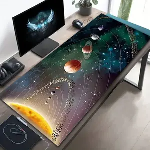 Silica Gel Mouse Pad, Large Gaming Mouse Pad with Non-Slip Rubber Base, Ideal for Gamers, Office, School, Durable and Washable Design