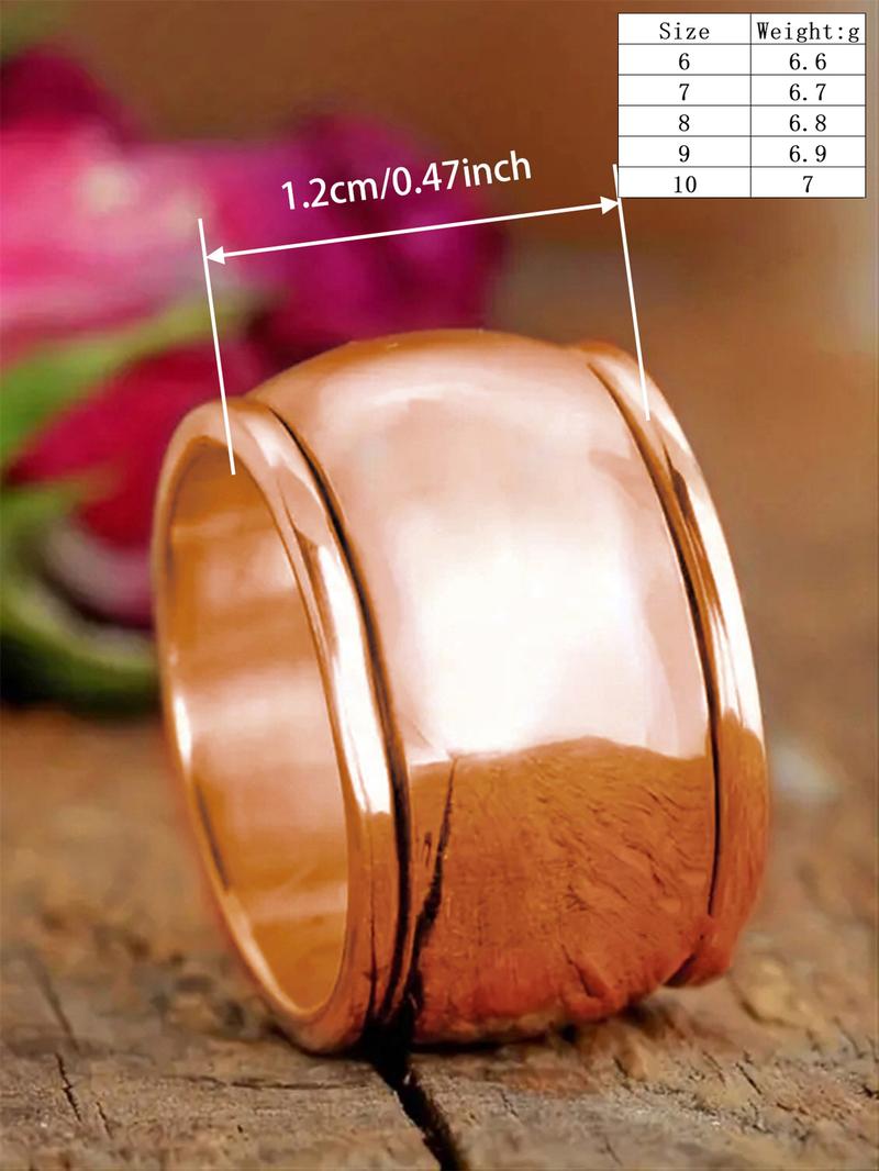 925 Sterling Silver Simple Style Plain Color Ring, Fashion Jewelry for Party, Daily Clothing Decor, Trendy All-match & Exquisite Jewelry for Birthday Gift, Unique Rings