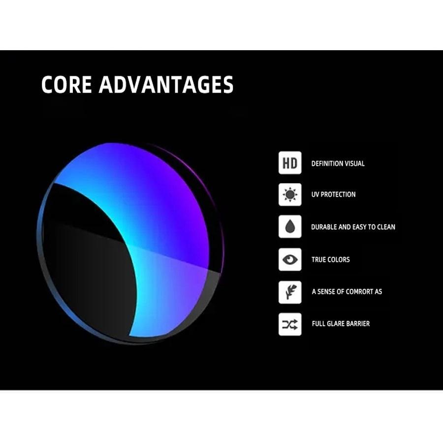 Vintage Square Frame Unisex Night Vision Glasses, Anti-Glare & Anti-Reflective UV400 Eyewear, Fatigue-Reducing Lenses Ideal for Night Driving, Daily Commute & Outdoor Use