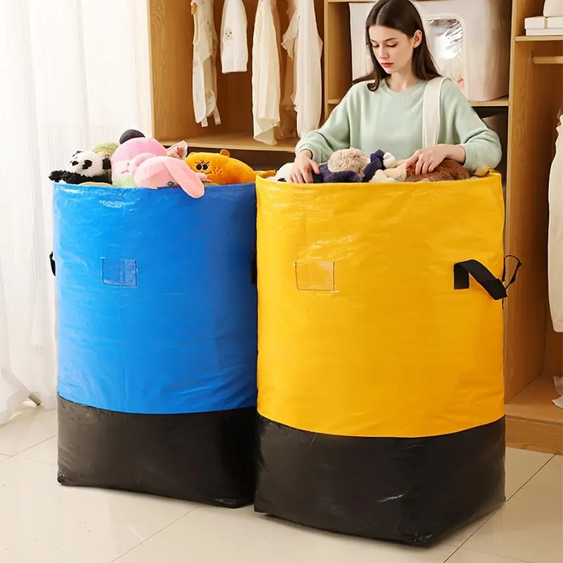 Moving Bag with Durable Handle and Secure Drawstring Closure, Large Capacity Foldable Storage Bag for Moving, Travel, Dormitory, Travel Duffle Bag, Portable Carrying Bag, Travel Folding Bag, Travel Bags, Storage Transportation Bag