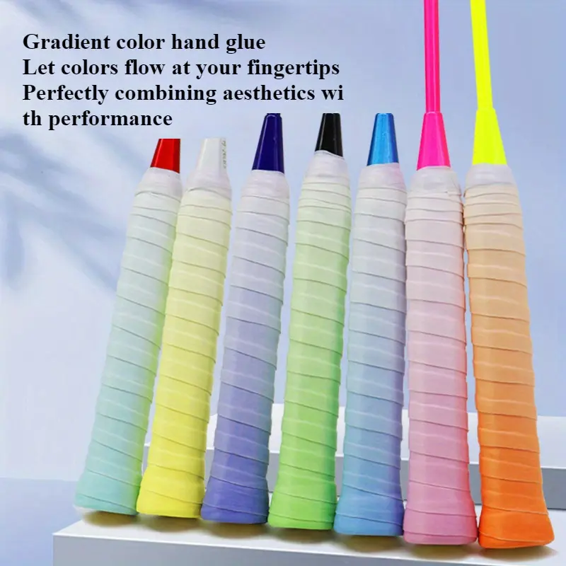 7-piece tennis racket grip strap, badminton racket, table tennis racket, car handle, etc... Set grip strap, velvet comfortable, anti slip and absorbent