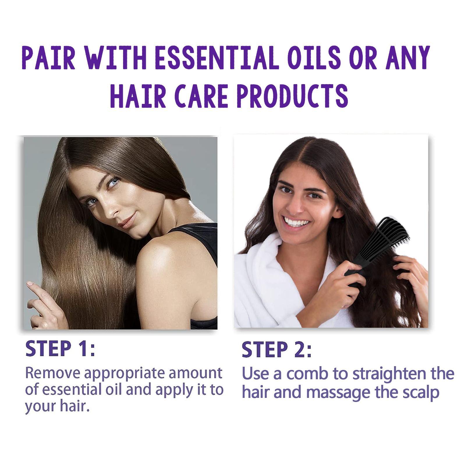 8-Claw Hair Comb for Volumizing, Soft Massage Brush, Scalp Massager, Detangling Comb for Curly Hair, Detangling Hairbrush, 1 Piece, Finishing Comb