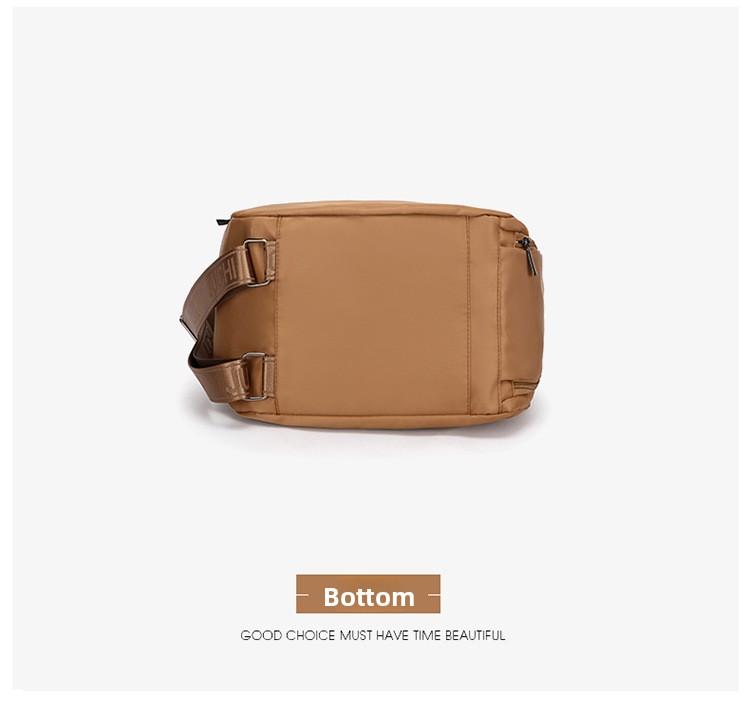 Nylon bucket bag, niche high-end large-capacity commuter tote bag, shoulder bag, multifunctional backpack