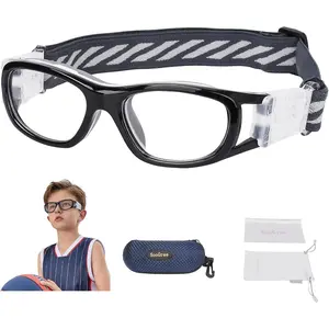 Kids Sports Glasses Basketball Football Safe Training Goggles Anti Fog Suitable for Kids Aged 7-12