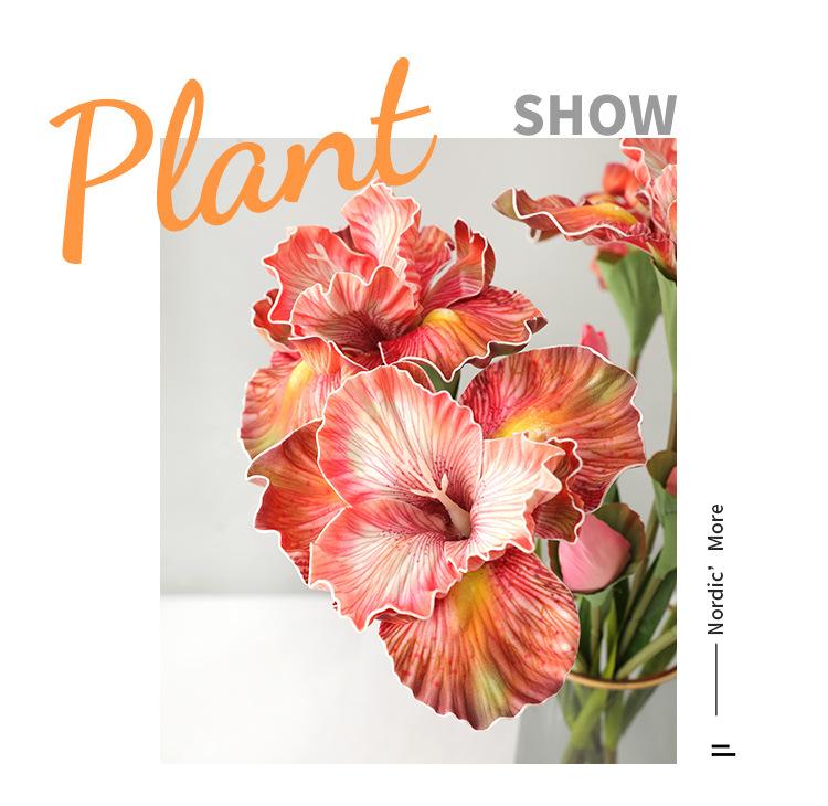 Eternal Iris 3-Stem Bundle| Premium Faux Florals for Mother's Day Gift & Aesthetic Home Decor| Bendable Stems|Premium Faux Florals