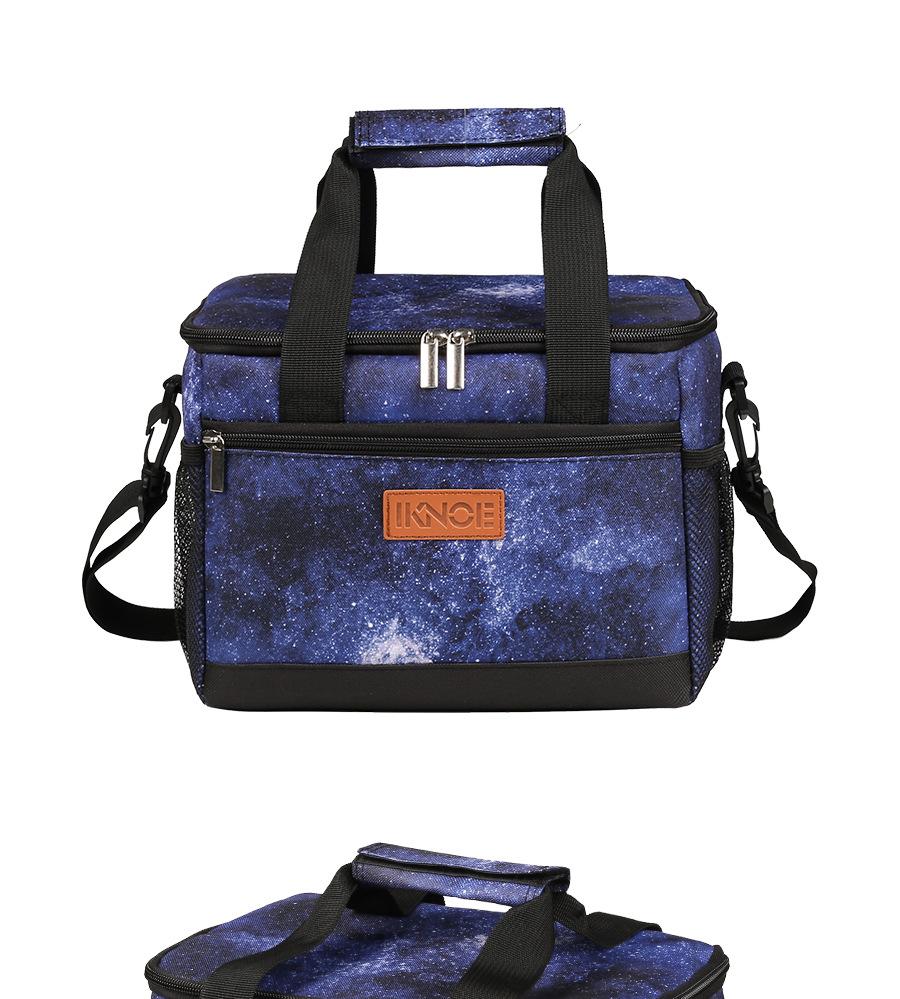 Insulated lunch bag, portable outdoor breast milk lunch bag, Oxford cloth lunch bag for bringing food to work