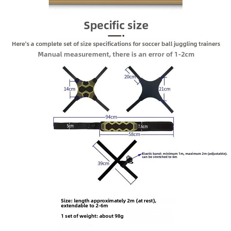 Football training, juggling equipment, auxiliary equipment, kicking juggling bag, children, primary school, middle school students, children