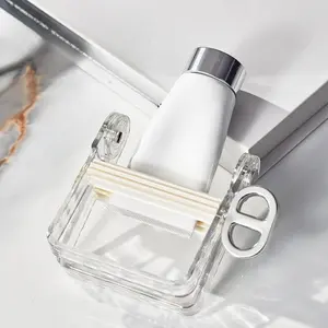 Elegant Light Luxury Hand Rotating Toothpaste Squeezer, Labor-Saving Lazy Rotatable Tube Dispenser, Multi-Purpose Bathroom Organizer Fits Toothpaste, Facial Cleanser And Hair Dye Cream Tubes