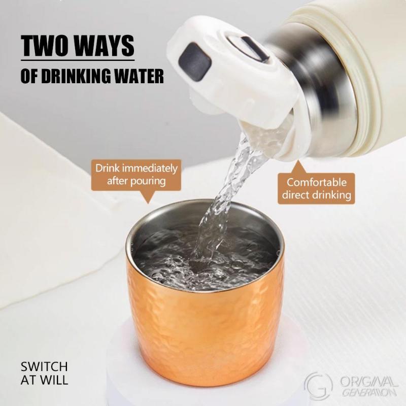 316 Steamer Pressure Thermos 500ml/17oz 12 Hours Hot 12 Hours Cold.