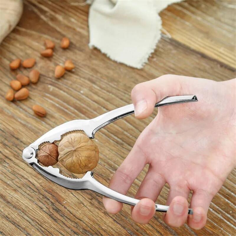 Zinc Alloy Nutcracker Sheller Crack Al Walnut Pecan Hazelnut Filbert Nut Kitchen Nut Sheller Clip Tool Clamp Plier Cracker