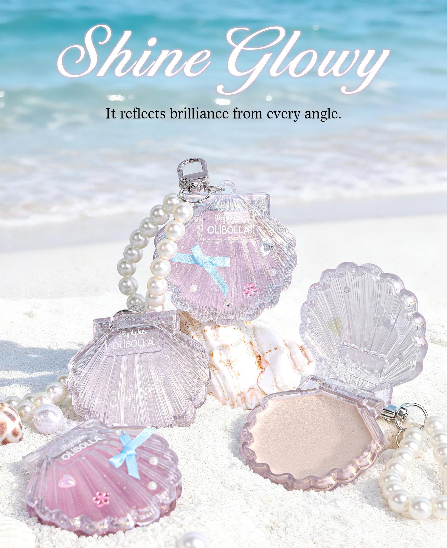 OLIBOLLA Illuminating 3D Highlighter, Face Brightening, Pearlescent Shimmer, Blush, Highlighter Powder