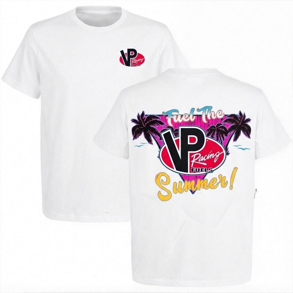 VP Racing Fuel Summer T-Shirt - Vintage Modified Car Pattern T-Shirt, Suitable for Car Enthusiasts, Unisex - Old-School Style T-Shirt Gift