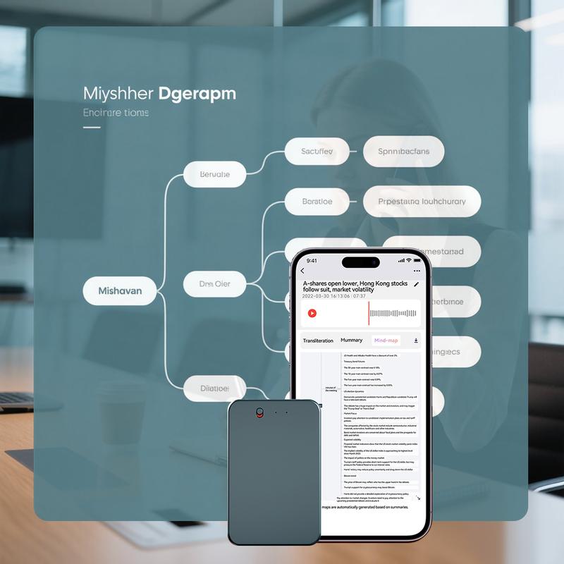 NoteAI Voice Recorder - voice notes, 112-Language Real-Time Transcription & Translation, Tri-Mode Noise Cancellation, 15H Battery, 64GB/32GB, AI Summary for Meetings & Interviews Recording Durable Audio Magnetic mini speaker