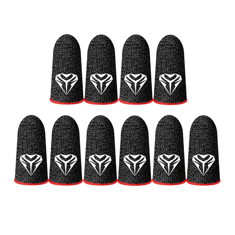 1-10 Pairs Thumb Gloves Touch Screen Finger Cots Sweatproof for PUBG Mobile Game Accessories