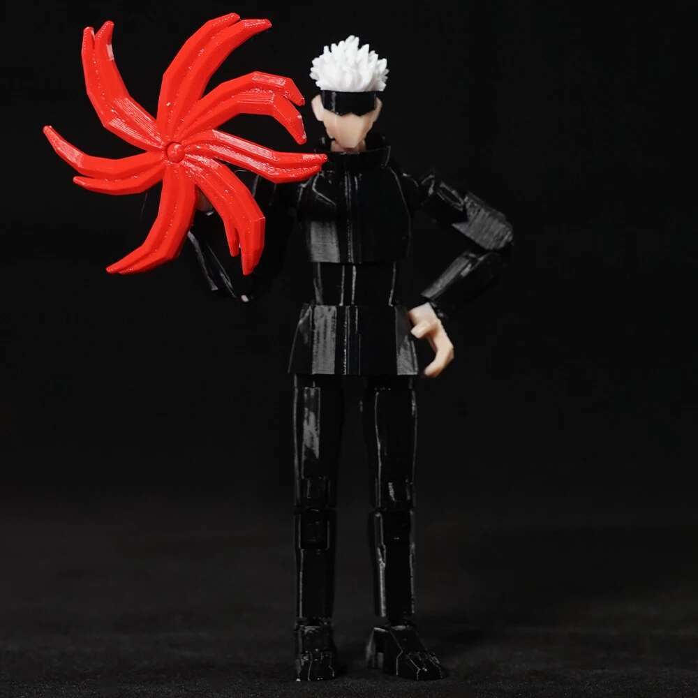 3D Printed Jujutsu Kaisen Model Toys Action Figures Gojo Satoru Anime Multi-Jointed Toys Ryomen Sukuna Mannequin Ornaments Gifts