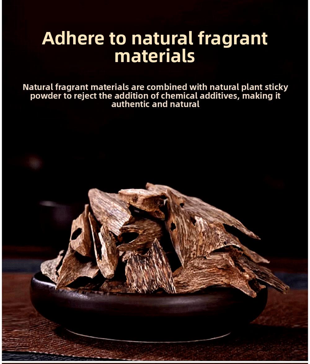 Hainan Agarwood Incense Sticks Handmade from Old Insect-Damaged Material for Home Aromatherapy Enhance Your Space with Natural Essence fragrance