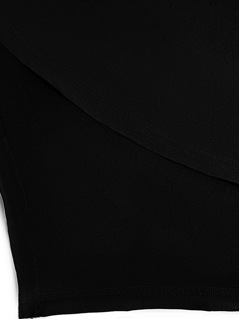 【Plus Size】 Cold Shoulder Tee, Casual Asymmetrical Hem Short Sleeve T-shirt for Summer, Women's Plus Clothing for Daily Wear