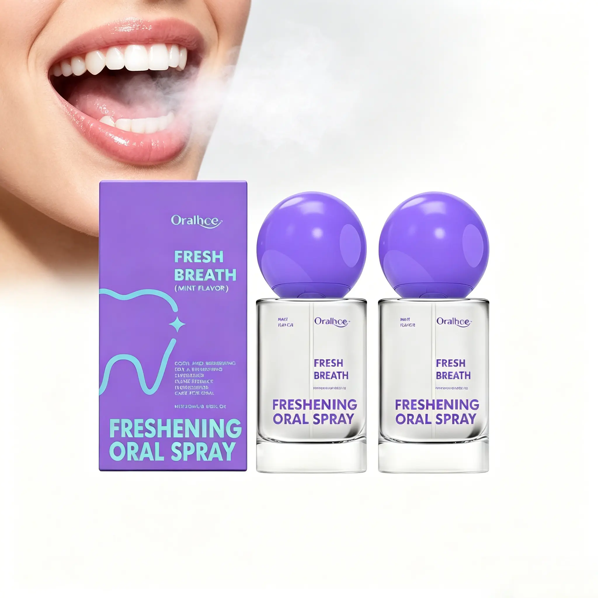 20ml Unisex Adults Oral Spray - Long-Lasting Fresh Breath, Honey-Infused Daily Care, Compact Easy-to-Carry, Prevents Bad Breath, Quick Odor Elimination, Refreshing Cool Taste, Ideal for Travel & Office Use to Feel More Confident, Natural Breath Oral Spray