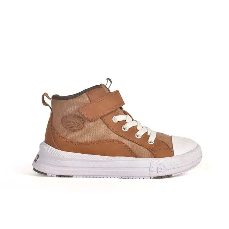 Pediped Mookie Flex Brown Sneakers - Soft Breathable Flexible for Healthy Foot Development Approved by APMA
