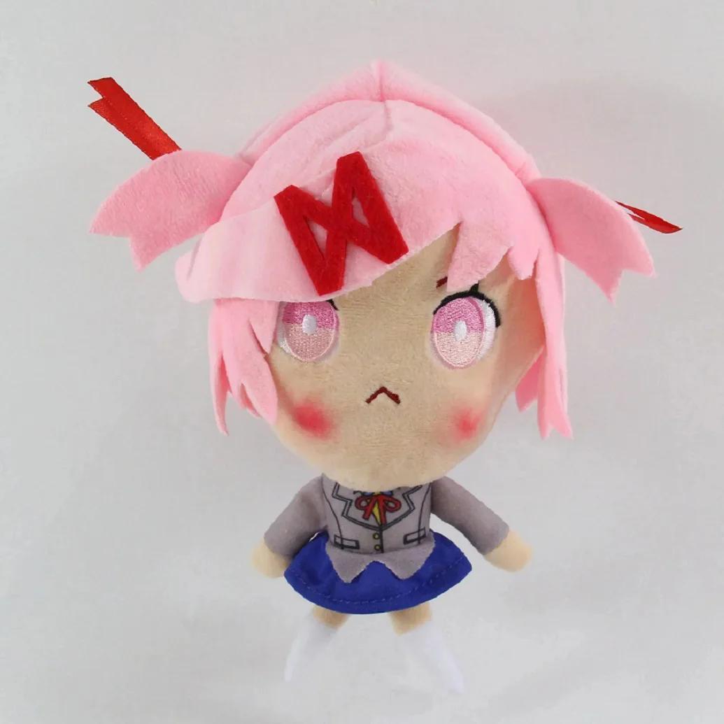 20cm Game Doki Doki Literary Club Plush Toys Anime Cosplay Monika Natsuki Sayori Yuri Dolls