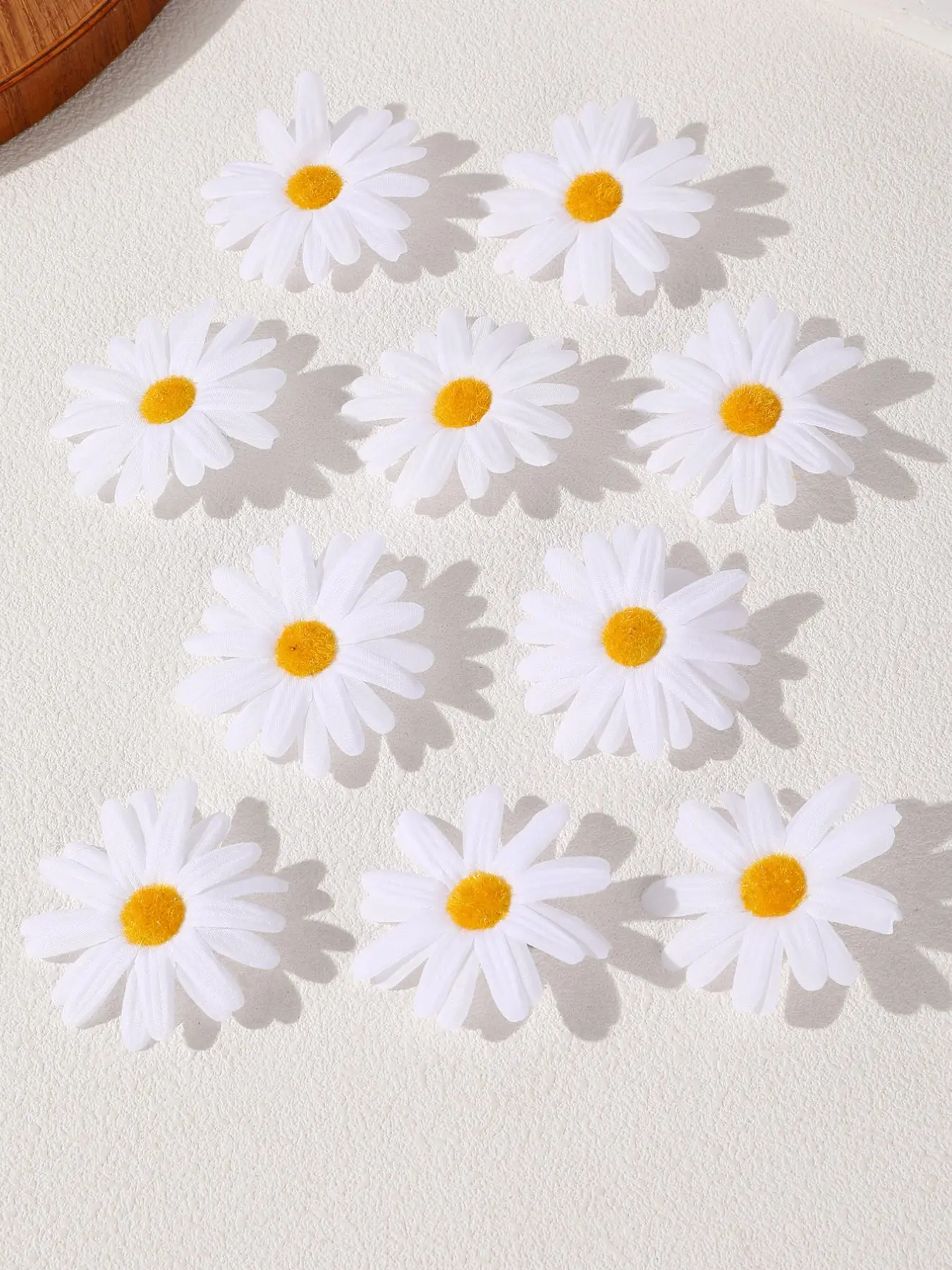 10-Piece Blue Daisy Hair Clips for Women, Casual Bow Design, All-Season Floral Hair Accessories, Plain Pattern, Style Teenage Girls' Hair Clips, Cute Hair Accessories, Flower Hair Clip