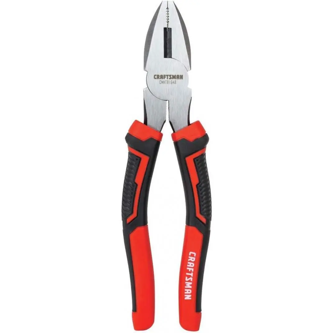 8-Inch Linesman Pliers (CMHT81648) - Heavy-Duty Hand Tool for Electrical Work & Wire Handling