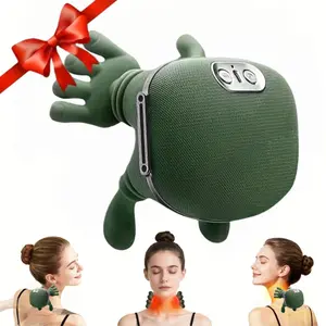 USB Hot Compress Shoulder Neck Massager N7, 6D Realistic Massage, USB Charging, Super Comfortable, Precision Human Touch, Multi-Function, Neck Shoulder Relaxer
