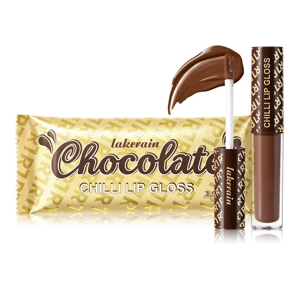 Chocolate Instant Lip Plumper, Retro Coffee Color Long-Lasting Hydrating Lip Gloss, Moisturizing & Shiny Finish, Perfect for Daily Use