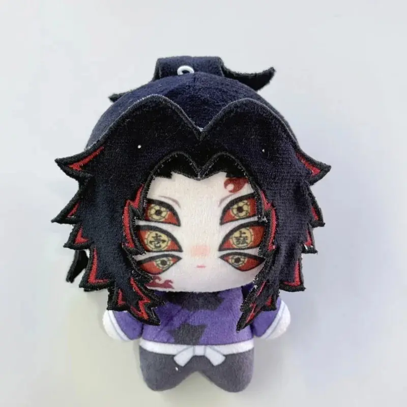 10cm‌Demons Slayers Kimetsu No Yaiba Kokushibo Plush Toy Bag Pendant Douma Cosplay Stuffed Doll Anime Fans Birthday Gift