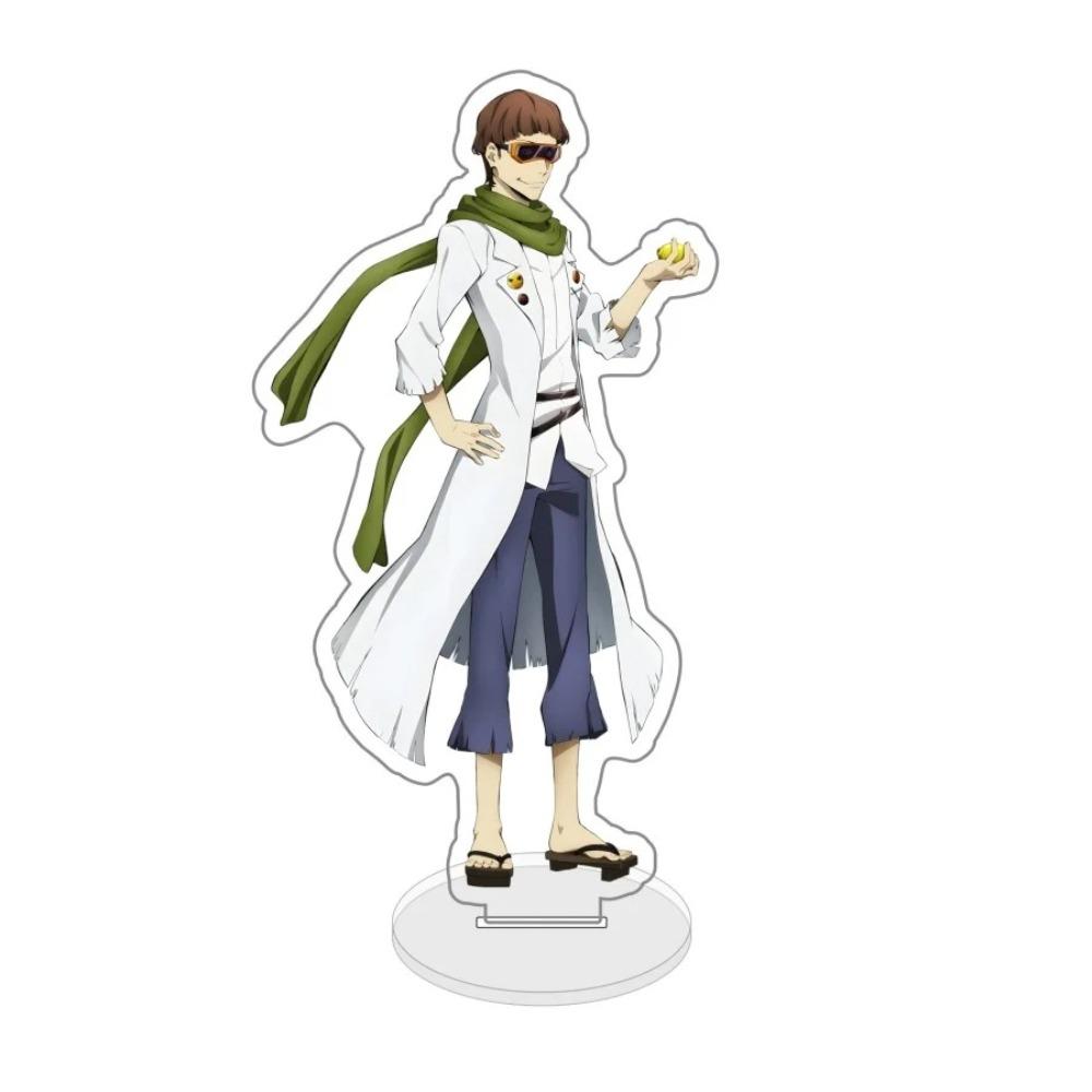 Diy Bungou Stray Dogs Dazai Osamu Anime Peripheral Figure Show Transparent Acrylic Stand Model Desktop Ornament Originality Gift