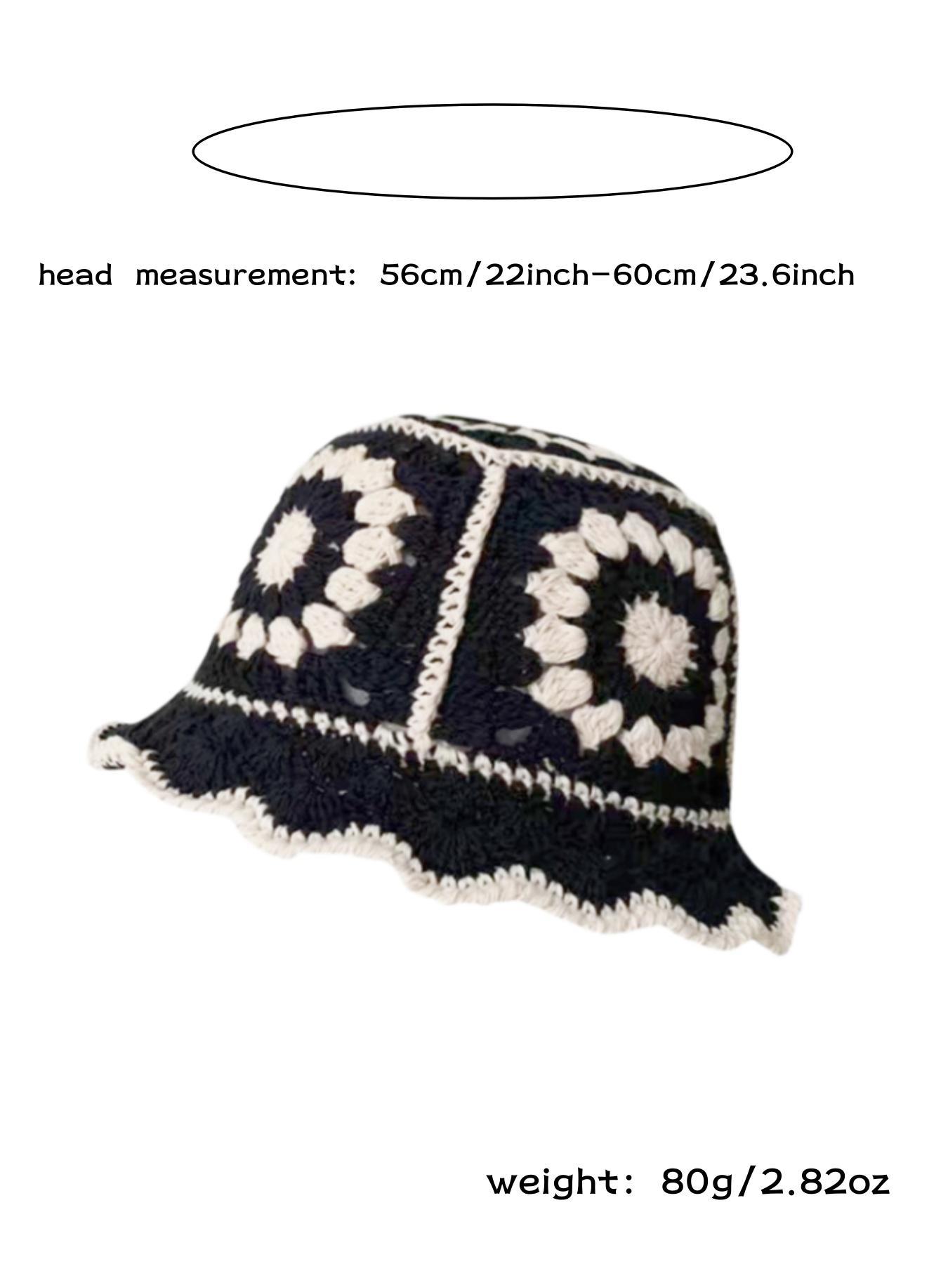 Colorblock Letter Print Knit Hat, Street Style Bucket Hat for Women & Men, Fashion Accessories for Party, Pride 2025, LGBTQ, Daily Clothing Decor