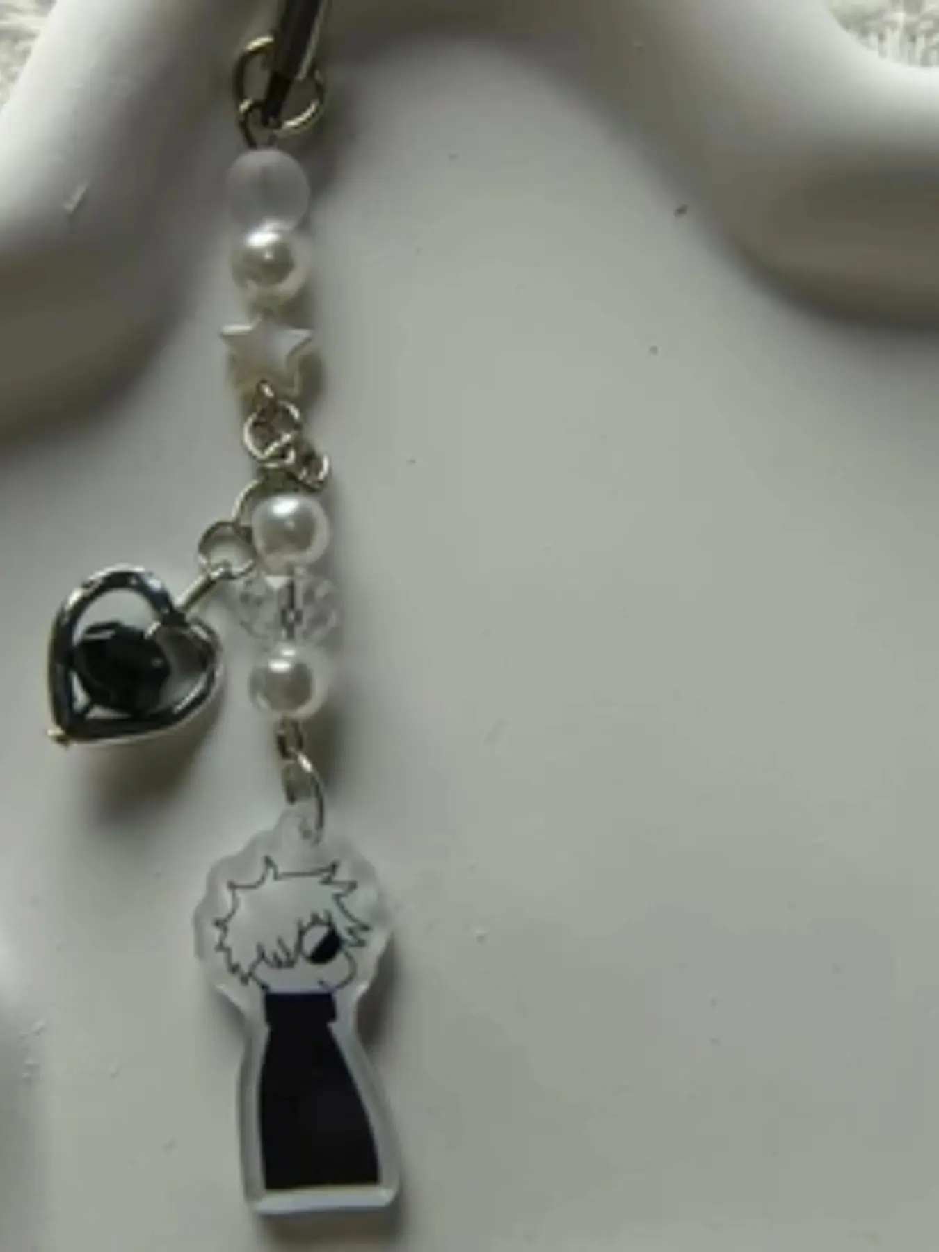 Handmade Anime Cartoon Mobile Phone Charm Jj, Unique Gift Idea, Perfect Accessory for Fans, Durable Design, Easy to Attach