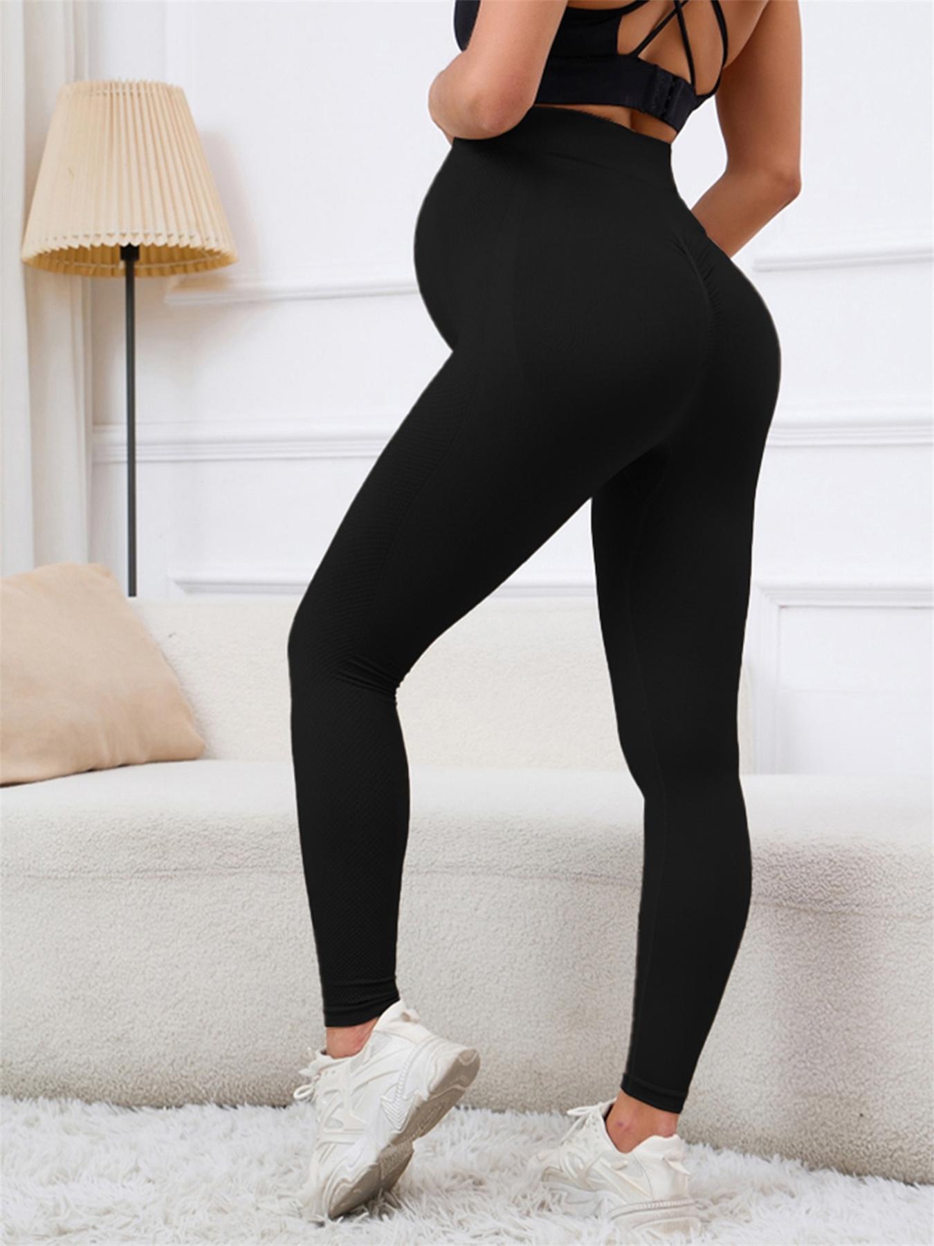 4 Pack Women's Maternity Leggings Maternity Yoga Pants Pregnancy Leggings Maternity Clothes Maternity Clothing