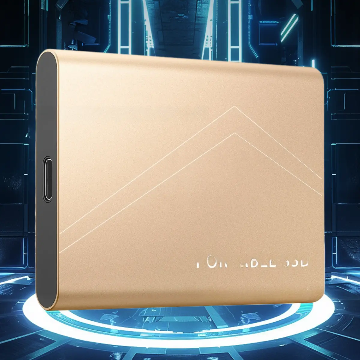 Mini Portable High Speed External SSD Large Capacity Storage Drive 1TB 2TB 4TB Fast Data Storage for Electronic Devices