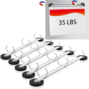 5 Pack  3 Binder Rings 1 Inch D Ring   Binder Rings Locking Mechanism for  8.5 x 11 Inch Sheets Letter Size Paper (5)