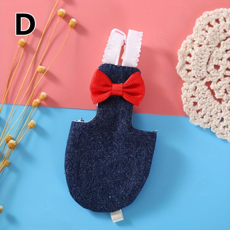 1pc Adorable Parrot Flight Suit with Bow Tie & Bunny Ears - Polyester Diaper Pouch for Medium to Large Birds, Comfortable Pet Bird Clothing, Bird Diaper Cover | Stylish Bird Clothing | Durable Pet Attire