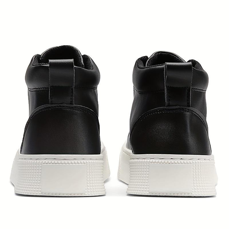 [Durable | Comfortable] Durable Comfortable Men's Ankle Boots |   Non-Slip Lace-Up Soft-Sole Sneakers for Outdoor Daily Wear