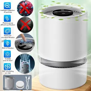 Desktop Mini Air Purifier, HEPA Filter Air Cleaner with Activated Carbon, USB Powered Odor Remover for Office Bedroom#DealsForYouDays