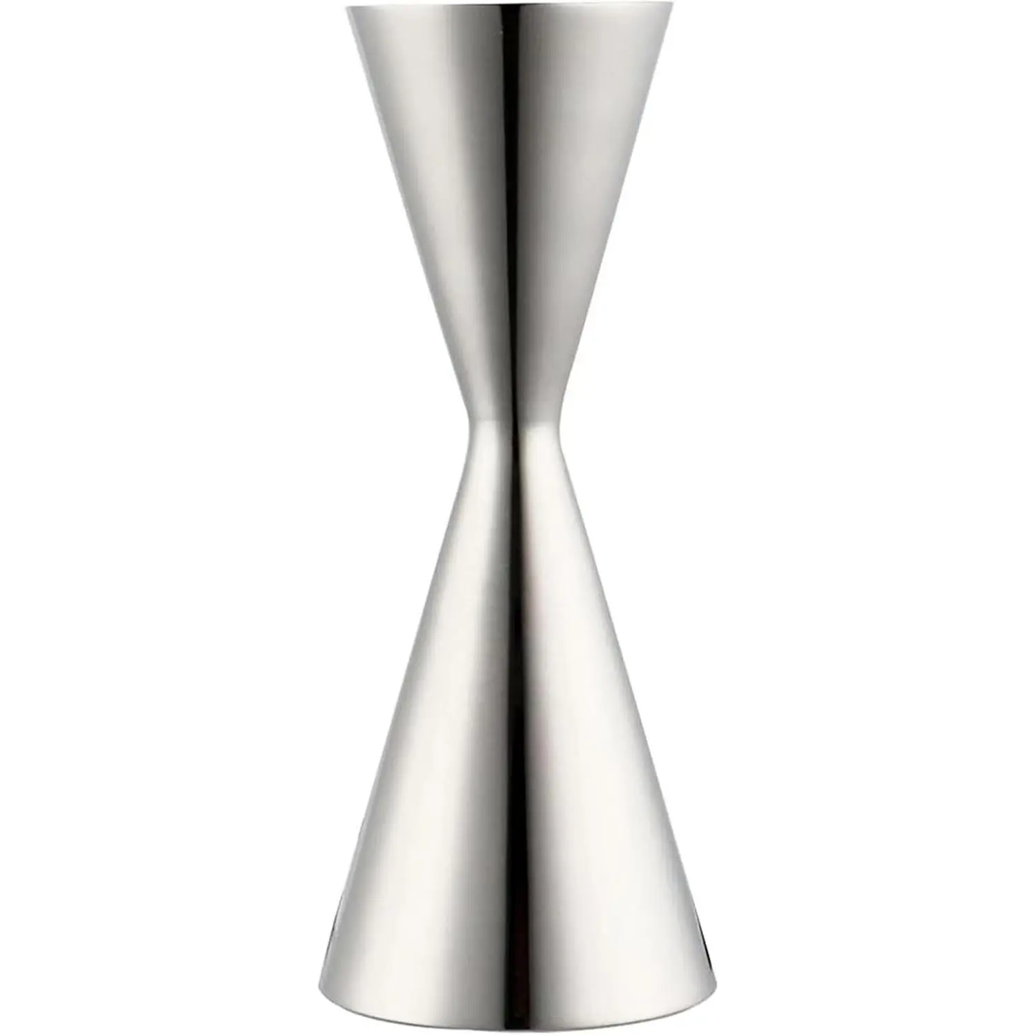 Silver Double Jigger Premium Japanese Style Slim Measuring 2 OZ 1 OZ Jigger,Double Cocktail Jigger,Japanese Jigger Bar Tool for Bar Home Party Wine Drink(304 SS)