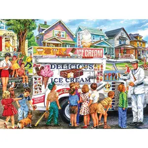 Ice Cream Truck Day - 1000 Piece Jigsaw Puzzle for Adults