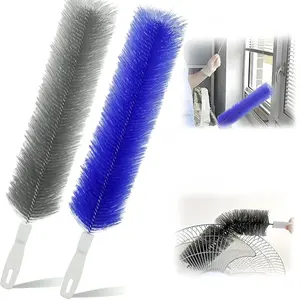 Bendable Microfiber Head, 2026 Fan Cleaner Duster Brush Reusable Dust Remover Washable ldeal for Electric Fans Air Conditioning, Home Car Vents, Curtain (Mixed 2 Pcs)