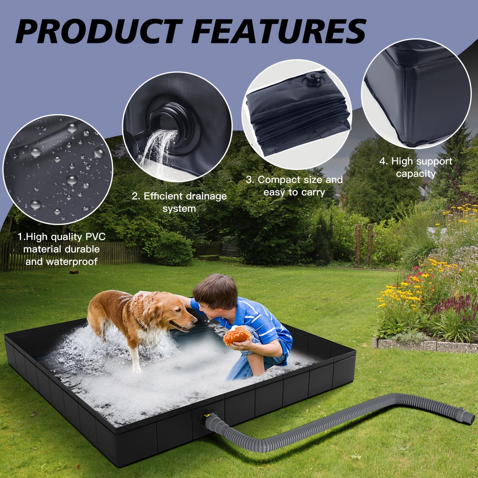 Foldable portable shower tray, camping outdoor shower room, fishing storage basin, collapsible shower pool, RV outdoor shower base, camping shower tent, pet bathing