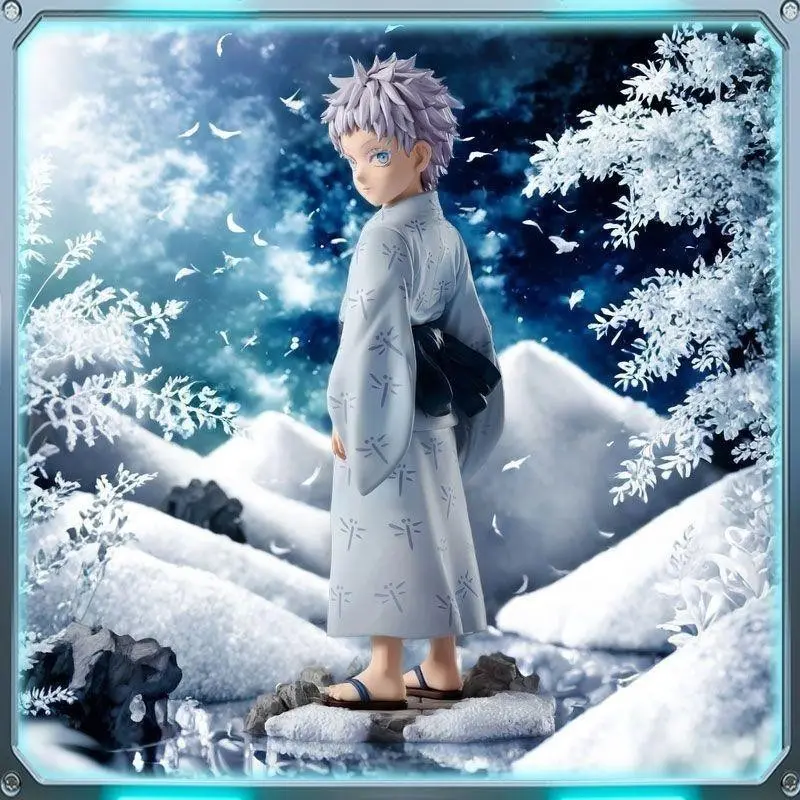 Jujutsu Kaisen Childhood Series Gojo Satoru Handmade Model Figure, Anime Character Statue, Anime Collectible Ornament, No Precious Metal Plating